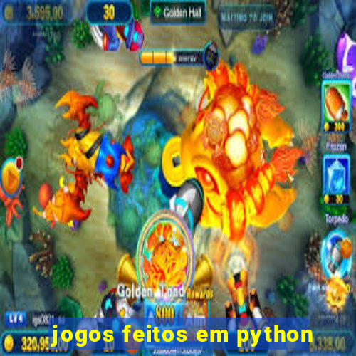 jogos feitos em python